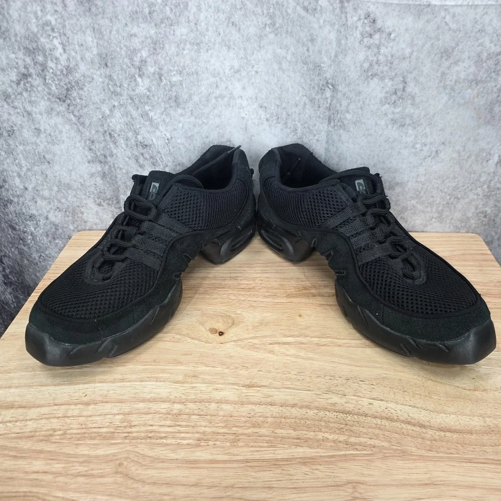 Bloch Boost Mesh Sneakers Womens 12 Black‎ Split Sole Dance Hip Hop Jazz Shoes